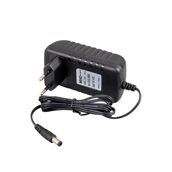Weko 18 Volt 1 Amper Priz Tip 5.5X2.5 Uç Adaptör - Resim 3