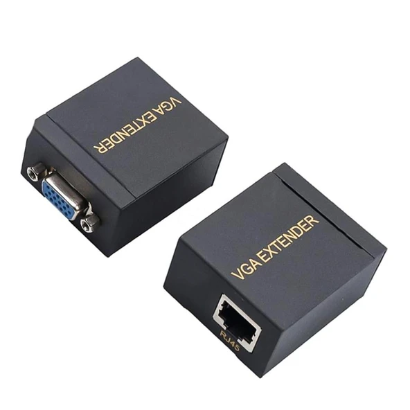 Powermaster PM-17297 VGA CAT5-CAT6 60 Metre Extender Uzatıcı ürün görseli 1