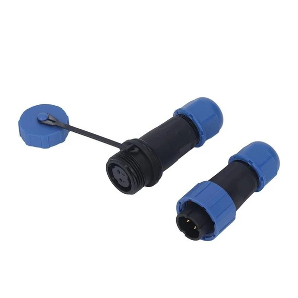SD16 Su Geçirmez 2 Pin 16 Mm Konnektör Takımı ürün görseli 1