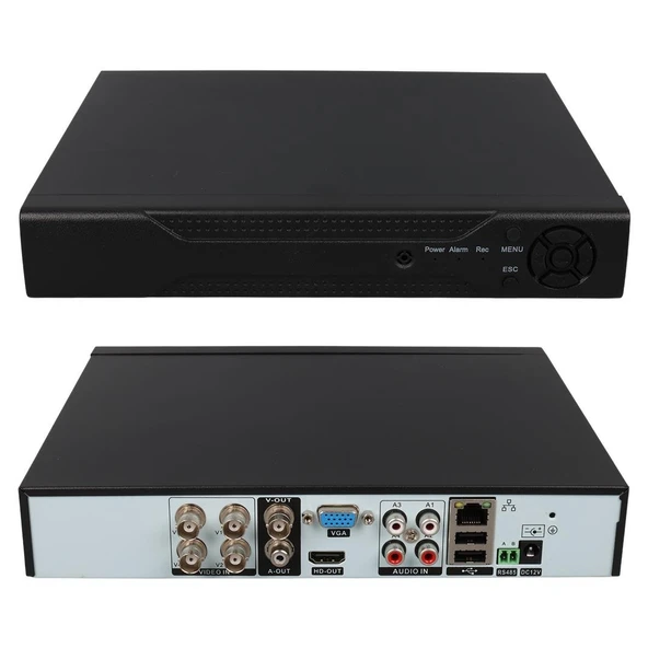 Powermaster PM-12180 4 Kanal 5MP Destekli 1080N H265 Xmeye Video Çıkışlı DVR/XVR Kayıt Cihazı ürün görseli 1