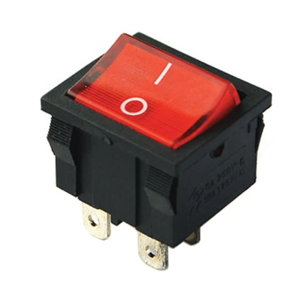 Orta Boy Işıklı Anahtar On-Off 4 Pin (IC-126) ürün görseli 1