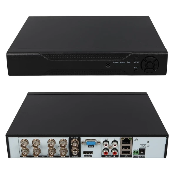 Powermaster AHD-ANALOG-TVI-CVI 1080N 5MP Destekli 8 Kanal Dvr-Xvr Kayıt Cihazı ürün görseli 1