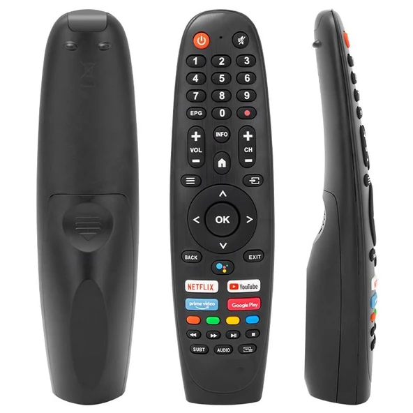 Onvo OV50F900-OV55F900 - Dijitsu - Saba - Profilo Netflix-Youtube-Prime Video-Google Play Tuşlu Ses Komutlu Lcd Led Tv Kumandası ürün görseli 1