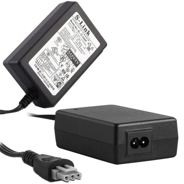 S-Link SL-15-32HP 15 Volt - 32 Volt Çift Voltaj AC/DC HP Yazıcı Adaptörü ürün görseli 1
