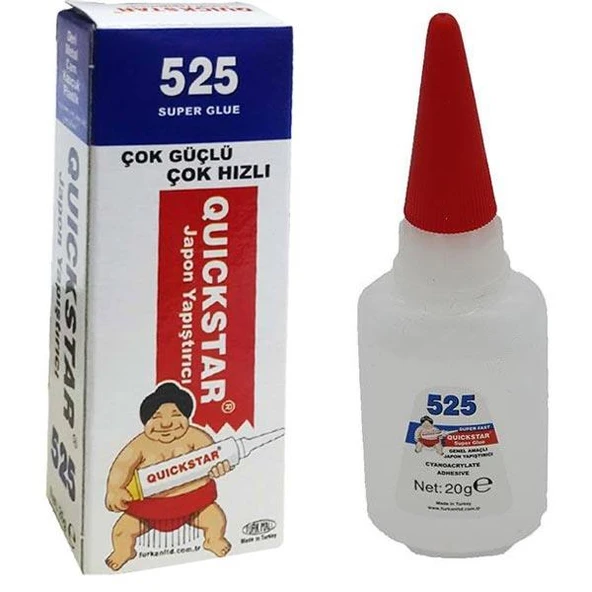 Quickstar 525 Japon Yapıştırıcısı 20 Gr. ürün görseli 1