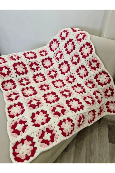 Kadife Motifli Bebek Battaniye 95x95Cm ürün görseli 1