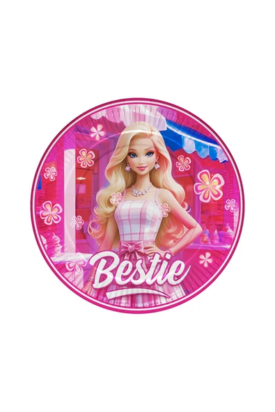 Karton Tabak 23cm 8li Bestie ürün görseli 1