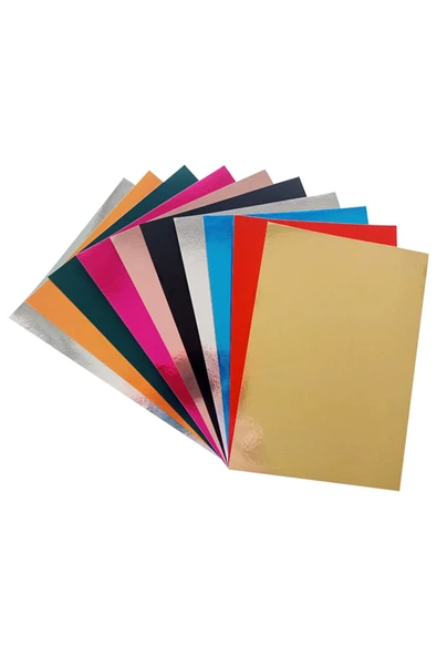 Metalize Karton 50x70 10lu Karışık - Resim 2
