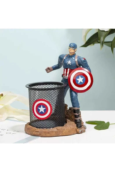 Avengers Kaptan America Masa Üstü Biblo Kalemlik ürün görseli 1