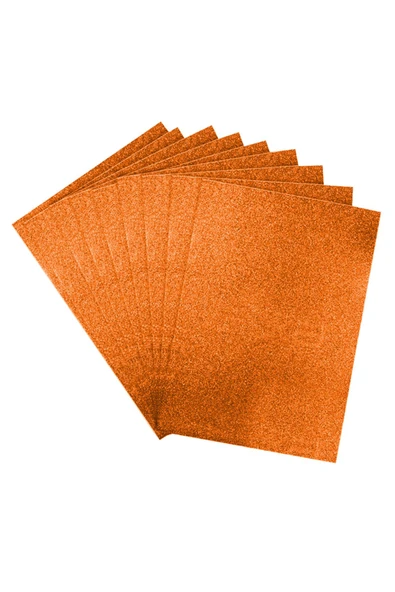 50x70 Eva Tabaka Simli Turuncu 10'lu Paket ürün görseli 1