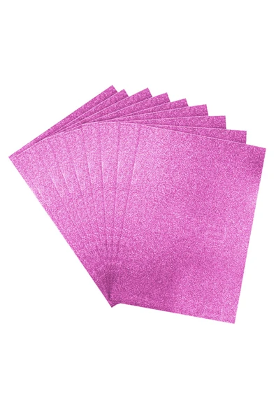 50x70 Eva Tabaka Simli Pembe 10'lu Paket - Resim 2