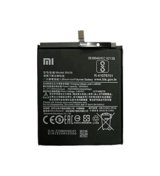 Xiaomi Mi Play Uyumlu Batarya Bn39 ürün görseli 1