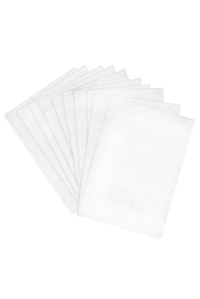 50x70 Eva Tabaka Simli Beyaz 10'lu Paket ürün görseli 1