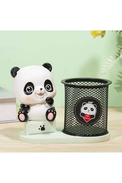 Panda Masa Üstü Biblo Kalemlik - Resim 2