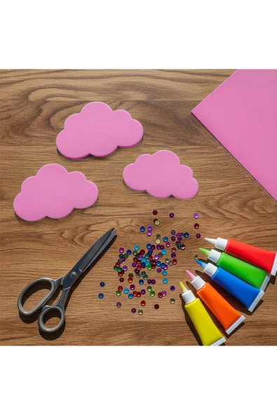 50x70 Pembe Eva Tabaka 10'lu Paket ürün görseli 1