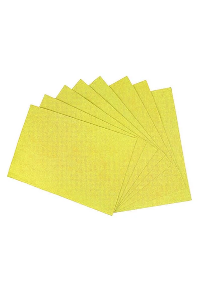 50x70 Keçe Tabaka Sarı 10'lu Paket - Resim 2