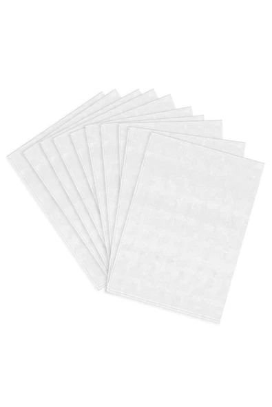 A4 Eva Tabaka Simli Beyaz 10'lu Paket ürün görseli 1