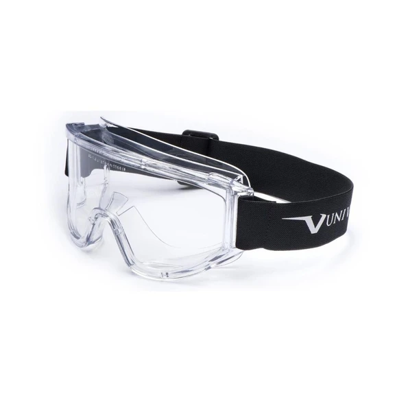 Univet 601 Clear Acetate 2 Goggle İş Gözlüğü ürün görseli 1