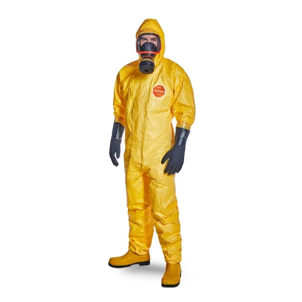 Dupont Tychem® 2000 C Fermuarlı ve Yapışkanlı Kimyasal Koruyucu Tulum ürün görseli 1