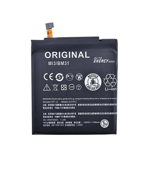 Xiaomi Mi 3 Uyumlu A Kalite Batarya Bm31 Energy ürün görseli 1