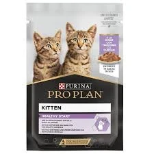 PRO PLAN Pouch Kitten Sos İçinde Hindili Yavru Kedi Yaş Maması 85 GRAM X 20 ADET ürün görseli 1