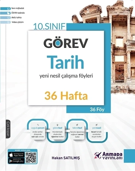 Armada 10. Sınıf Görev Tarih Yeni Nesil Çalışma Föyleri 36 Hafta Yeni ürün görseli 1