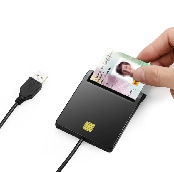 SGE TEKNOLOJİ USB KİMLİK KARTI BANKA KARTI SMART KART AKILLI KART OKUYUCU ürün görseli 1
