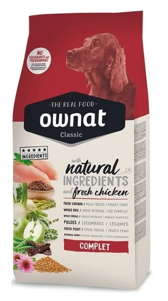 Ownat Classic Tavuklu Köpek Maması 4 Kg ürün görseli 1