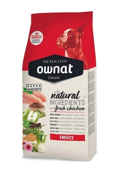 Ownat Classic Energy Tavuklu 4 kg Yetişkin Köpek Maması ürün görseli 1