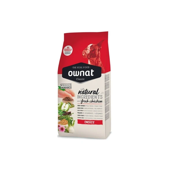 Ownat Classic Energy Tavuklu 12 kg Yetişkin Köpek Maması ürün görseli 1