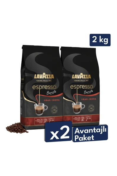 Espresso Barista Gran Crema Espresso Çekirdek Kahve 1 Kg | 2'li Avantajlı Paket ürün görseli 1