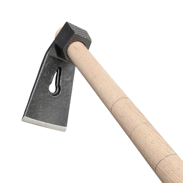 Beylini 500 GR Çelik Keser Ekonomik Dayanıklı Odun Bahçe Ot Çift Yönlü Ahşap Ergonomik Saplı Profesyonel ürün görseli 1