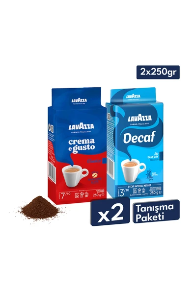 Lavazza Crema e Gusto, Decaf My Easy Day Classico Filtre Kahve 250 gr | İkili Avantajlı Paket ürün görseli 1