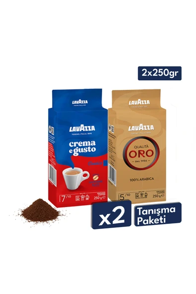 Lavazza Crema e Gusto, Qualita Oro 100% Arabica Filtre Kahve 250 gr | İkili Avantajlı Paket ürün görseli 1