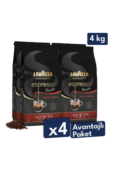 Espresso Barista Gran Crema Espresso Çekirdek Kahve 1 Kg | 4'lü Avantajlı Paket ürün görseli 1