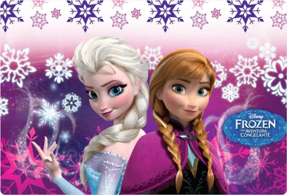 Frozen Dikdörtgen Pasta Yenilebilir Resim Baskı 28*19 cm ürün görseli 1