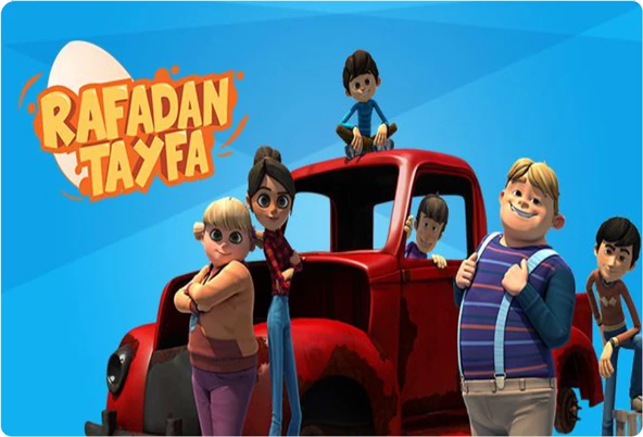 Rafadan Tayfa Dikdörtgen Pasta Yenilebilir Resim Baskı 28*19 cm ürün görseli 1