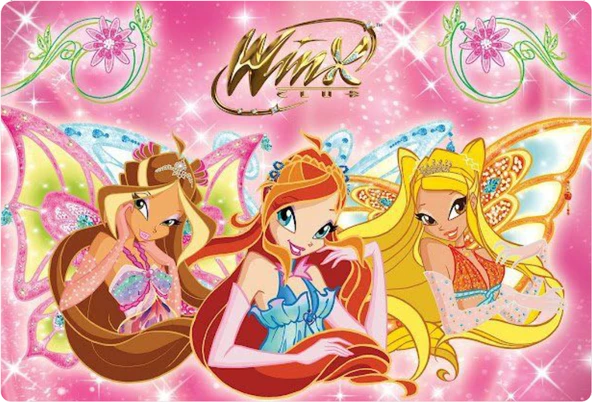 Winks Dikdörtgen Pasta Yenilebilir Resim Baskı 28*19 cm ürün görseli 1