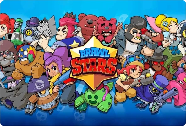 Brawl Stars Dikdörtgen Pasta Yenilebilir Resim Baskı 28*19 cm ürün görseli 1