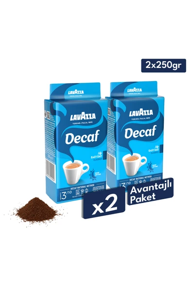 Decaf My Easy Day Öğütülmüş Kafeinsiz Filtre Kahve 250 gr | 2'li Avantajlı Paket ürün görseli 1