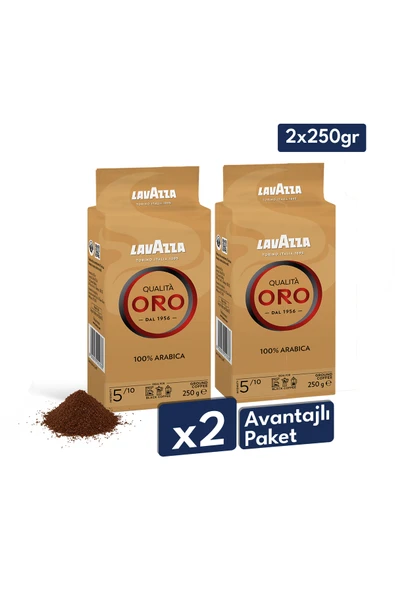 Qualita Oro %100 Arabica Öğütülmüş Filtre Kahve 250 gr | 2'li Avantajlı Paket ürün görseli 1