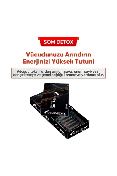 SOM DETOX 7+21 GÜNLÜK BİTKİSEL DESTEK | KARACİĞER VE SİNDİRİM SİSTEMİ İÇİN ARINDIRICI TAKVİYE ürün görseli 1