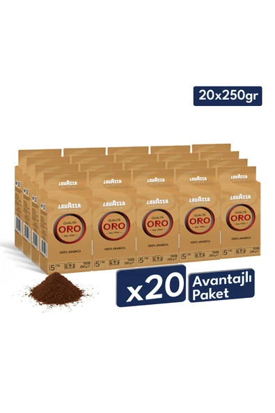 Qualita Oro %100 Arabica Öğütülmüş Filtre Kahve 250 gr | 20'li Avantajlı Paket ürün görseli 1
