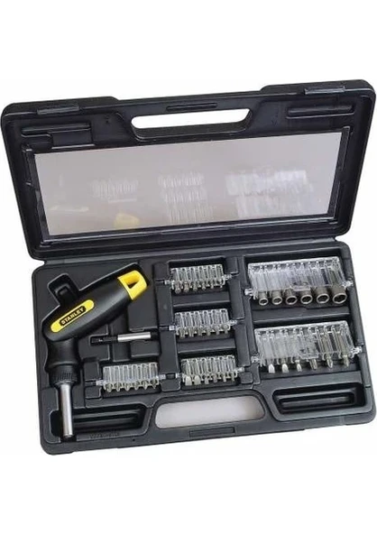 Stanley 0-63-038 40 Parça Cırcırlı Tornavida Seti ürün görseli 1