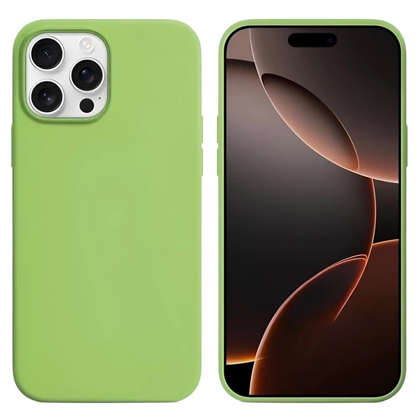 Apple iPhone 16 Pro Max 6.9'' Liquit Lansman Silikon Yeşil ürün görseli 1