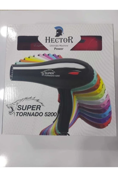 Hector STS - SÜPER TORNADO FÖN MAKİNESİ SİYAH ürün görseli 1