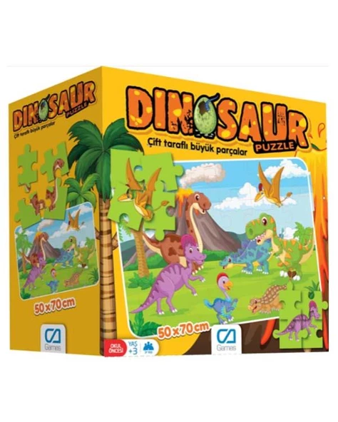 Dinozorlar Yer Puzzle ürün görseli 1
