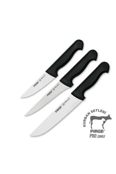 Pirge PRO2002 Kurban Bıçak Seti 3’lü 35180 ürün görseli 1