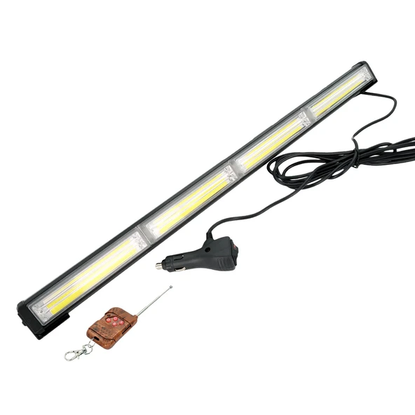 4 Ledli Offroad Led Bar 60 cm Tepe Lamba Kumandalı 12 Animasyonlu Beyaz ürün görseli 1