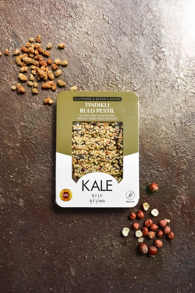 Kale Pestil & Köme Glutensiz - Şeker İlavesiz Karabuğdaylı Gümüşhane Fındıklı Rulo Pestil 230 g ürün görseli 1